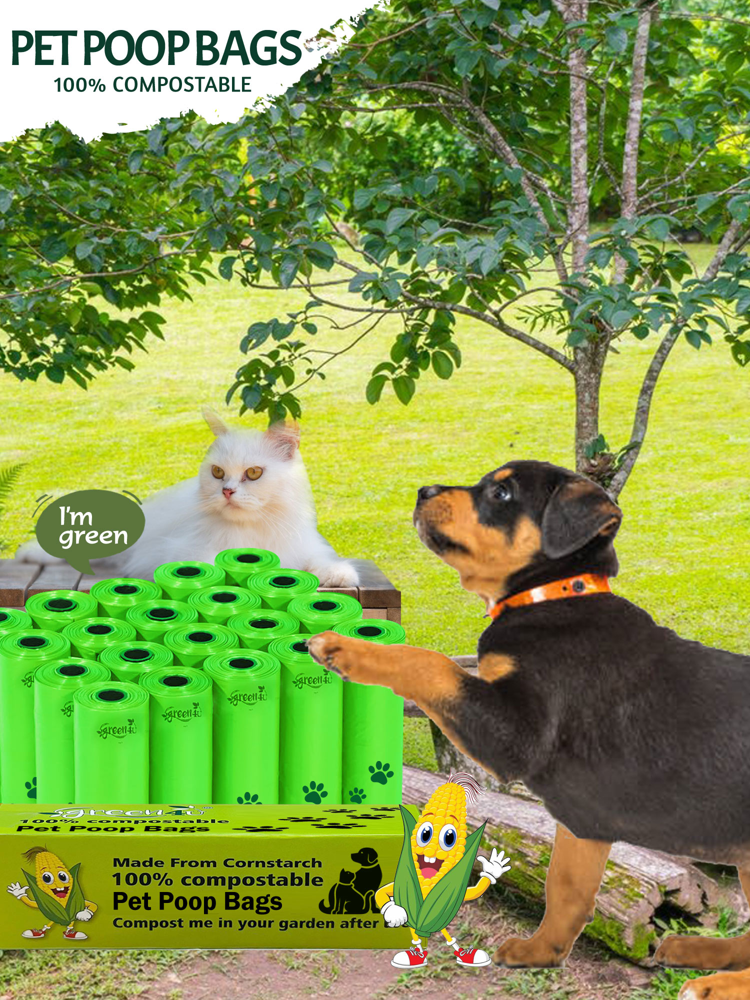 compostable pet poop bags